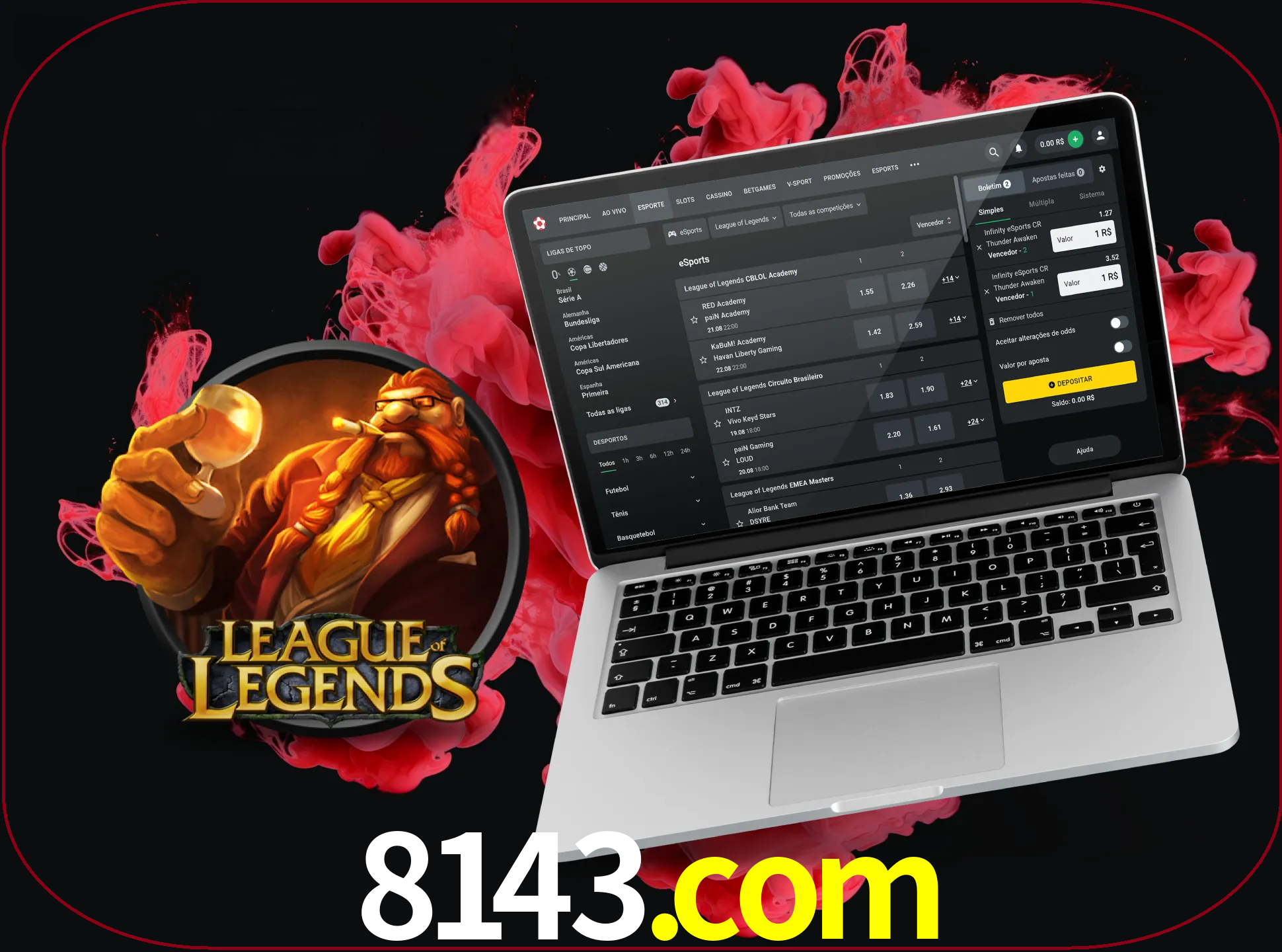 Se é um fã deste jogo, muitos torneios fantásticos que o vão surpreender estão disponíveis no 8143.