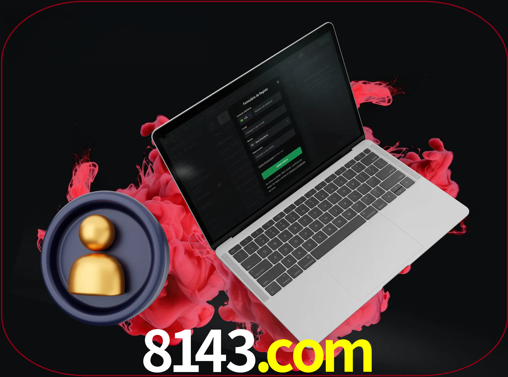 No cabeçalho do site 8143, clique no botão que o levará a um formulário especial onde terá de introduzir as suas informações actuais.